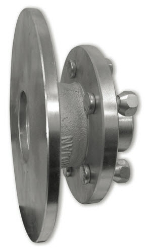 Trojan 225mm Cast Iron Disc Hub Kit 5 x 4-1/2in x 1/2in