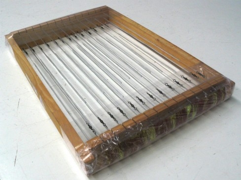 Nacsan Wooden Longline Trace Rack with Non-Tangle Flasher Traces