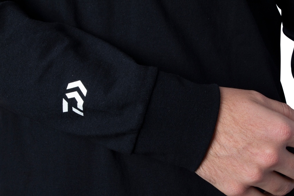 Daiwa Feel Alive Kingfish Mens Long Sleeve Shirt Black 2XL