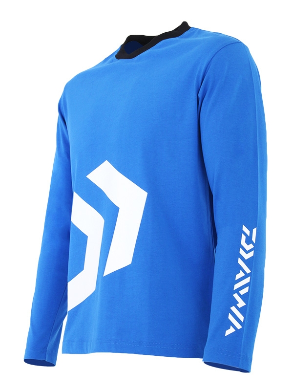 Daiwa Long Sleeve Shirt Blue/White S