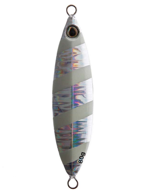 Daiwa Saltiga Slow Knuckle Jig 80g Zebra Glow