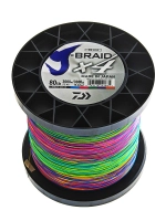 Daiwa X4 J-Braid Multi-Colour 3000m 80lb Thumbnail Daiwa X4 J-Braid Multi-Colour 3000m 80lb