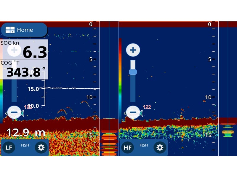 Furuno GP-1971F DB9 Deep Blue CHIRP GPS/Fishfinder with CMAP 4D NZ Chart Card