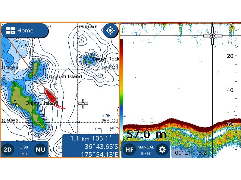 Furuno GP-1871F DB7 Deep Blue CHIRP GPS/Fishfinder P66 Package
