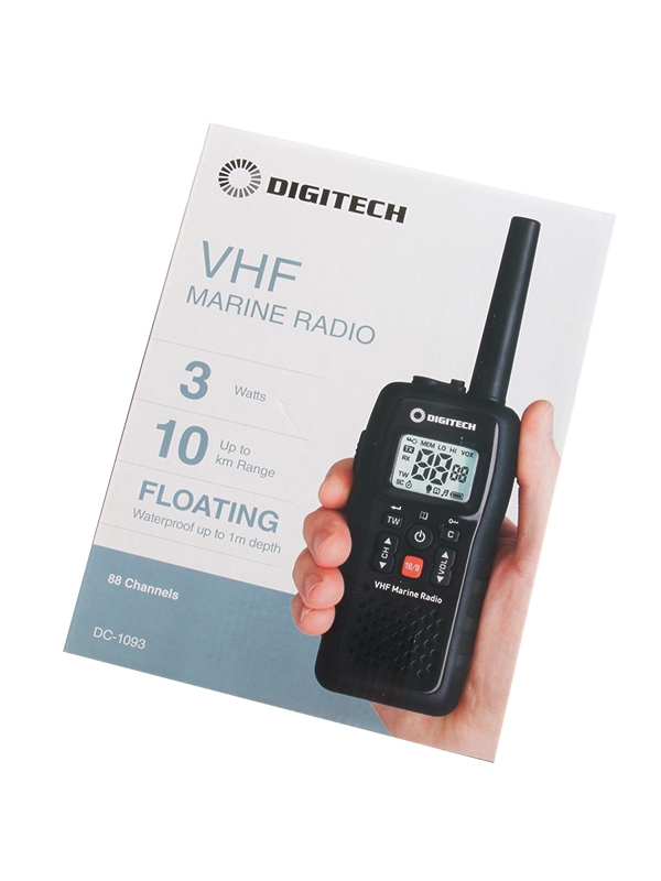Digitech Waterproof Floating Marine Handheld VHF Radio 3W