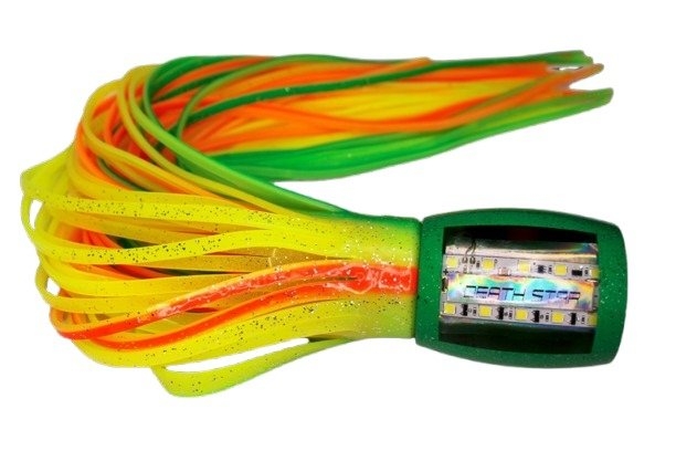 Glowbite Death Star Strobe Game Lure 400mm Glowbite Green