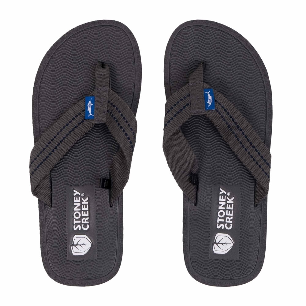 Stoney Creek Sport Fishing Jandals Dark Shadow UK7/US8