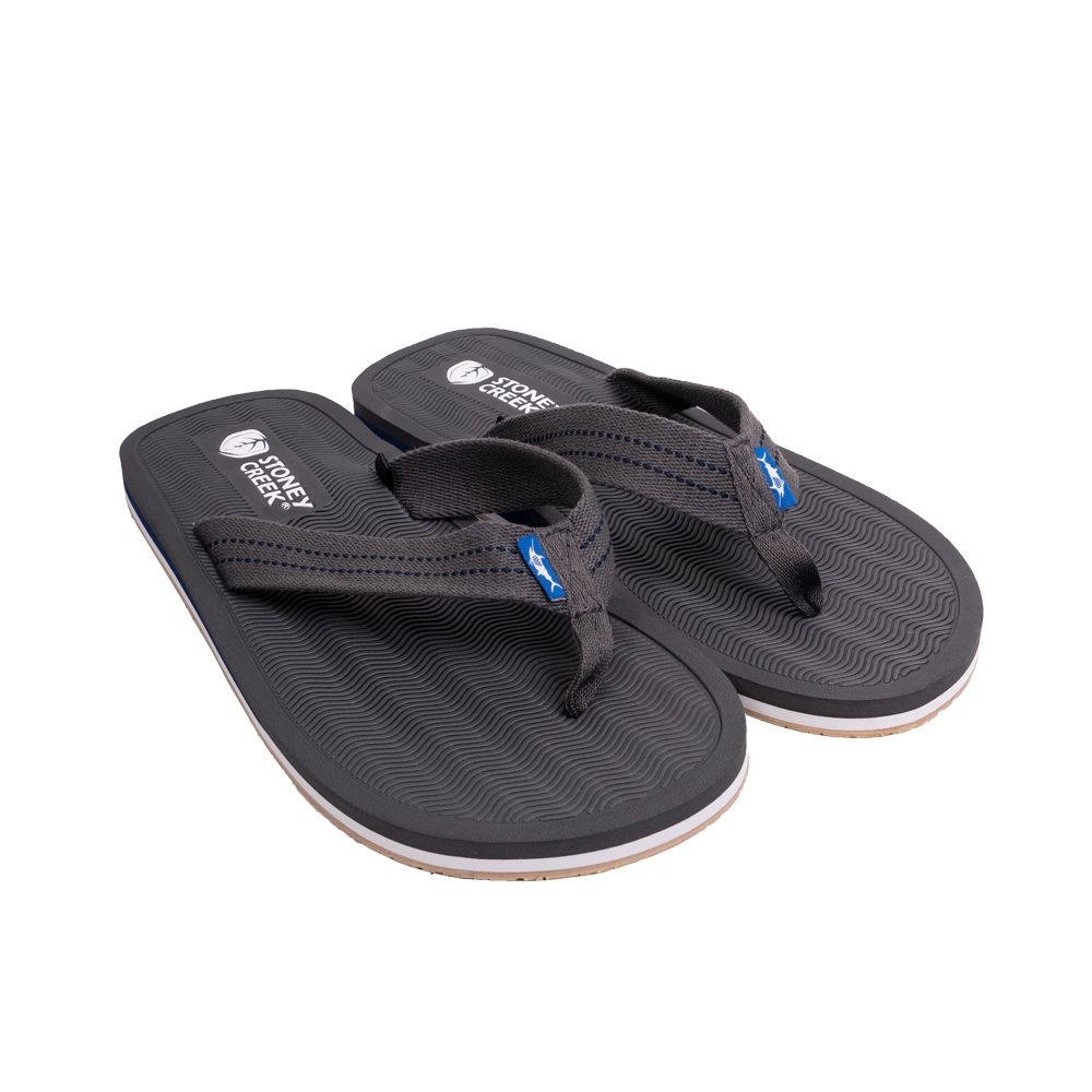 Stoney Creek Sport Fishing Jandals Dark Shadow UK7/US8