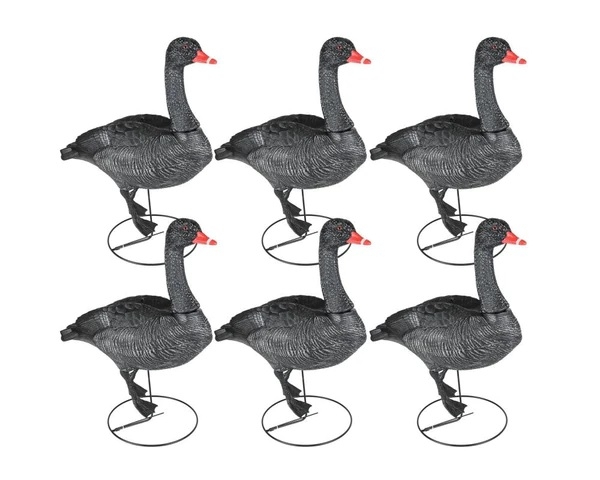 Game On Black Swan Full Body Field Decoys 6 Pack