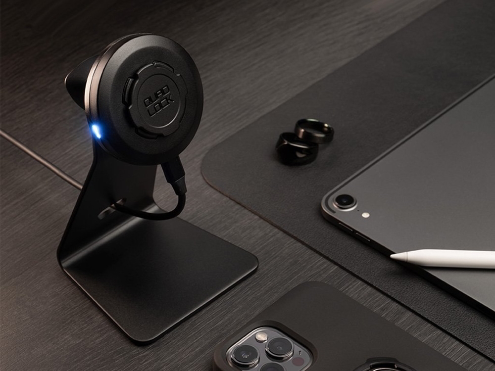 Quad Lock Car/Desk Wireless Charging Head