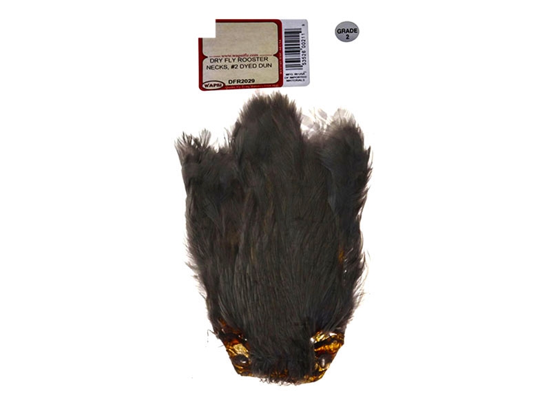 Wapsi Dry Fly Rooster Neck #2 Dyed Dun
