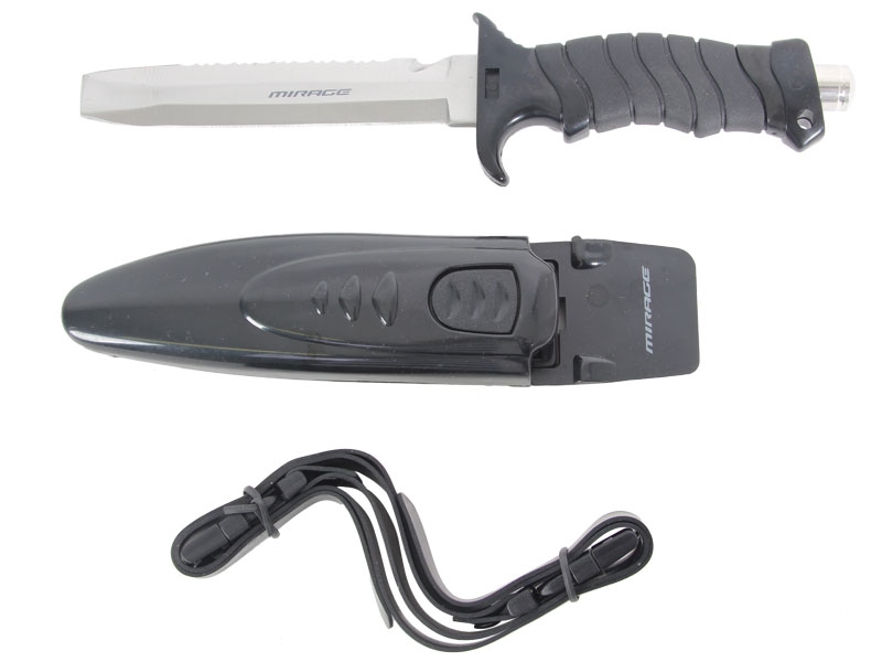 Mirage Samoa Iron Blunt Tip Paua Knife 11cm