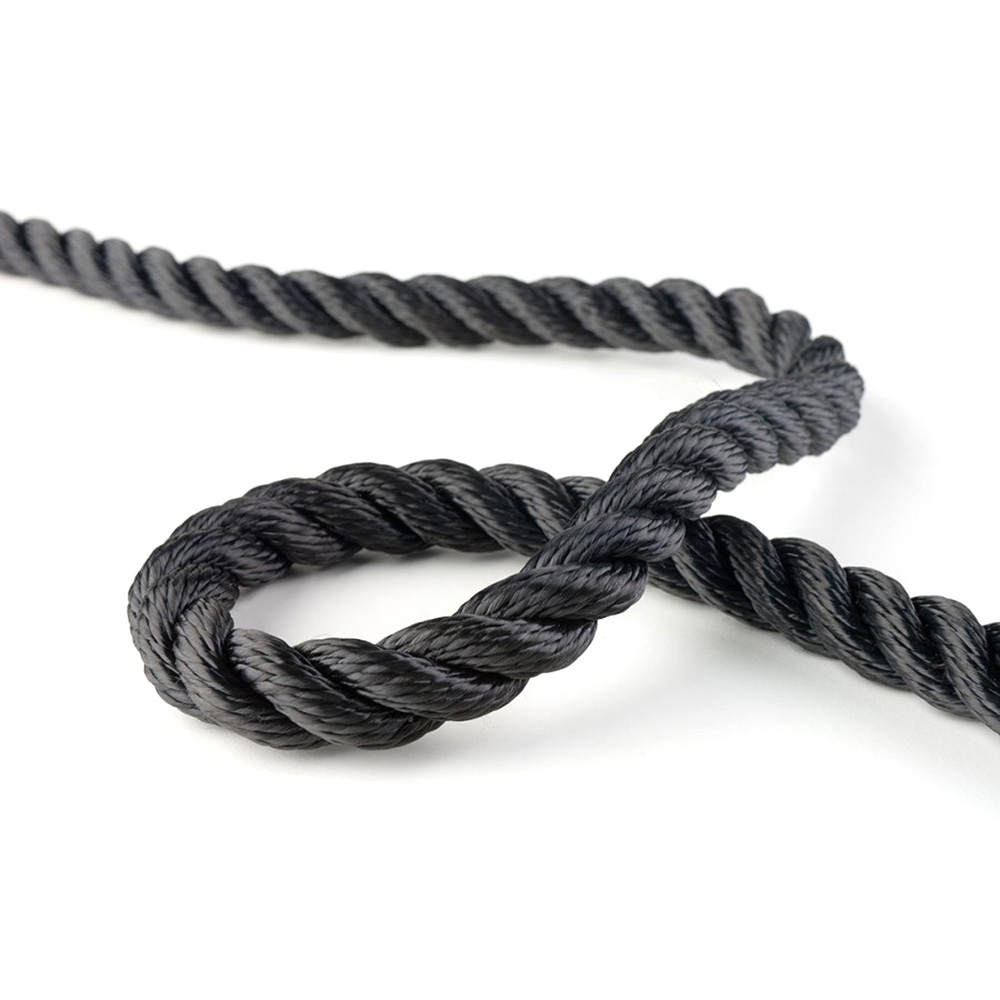 Donaghys 16 Plait Smooth Polyester Braid 2mm Black Per Metre