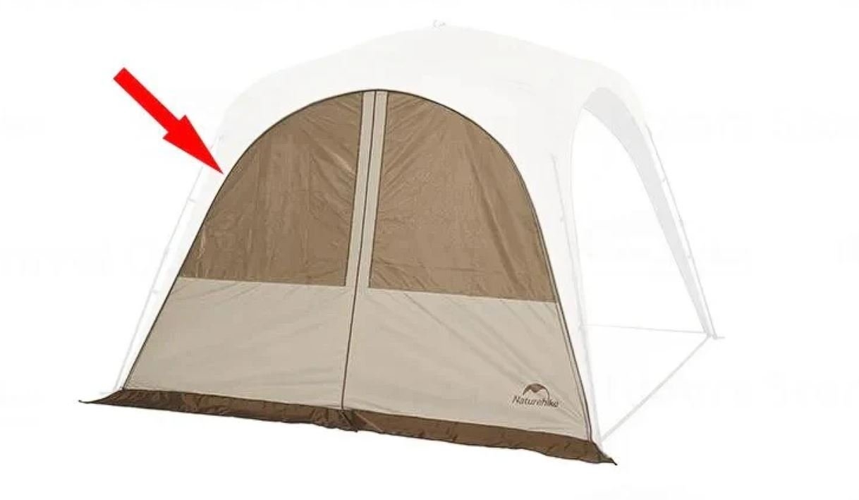 Naturehike Cloud Boundary Door Curtain Wall for 3x3m Shelter