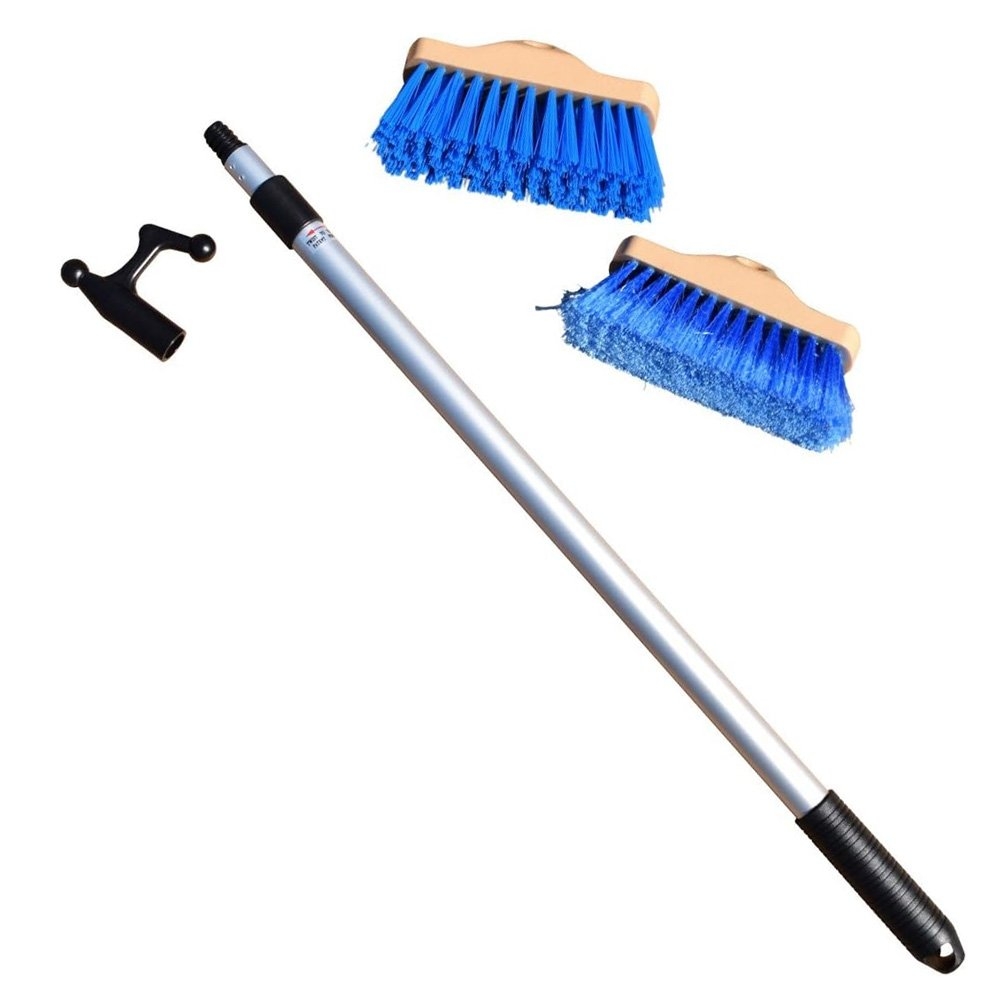 Dual Boat Washdown Brush and Hook Set