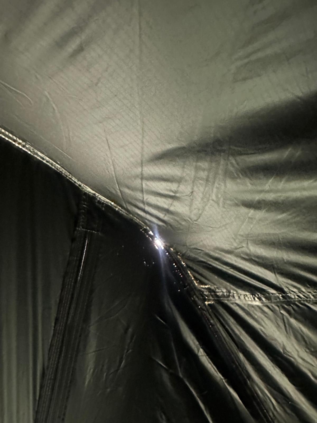 Coleman Instant Up Northstar Dark Room 4 Person Tent with Light - Used Once, Hole in Fly