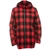Swanndri Hudson Mens Wool Hoodie Red/Black Check Medium