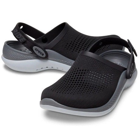 Crocs Literide 360 Clogs Black/Slate Grey Mens US4 / Womens US6