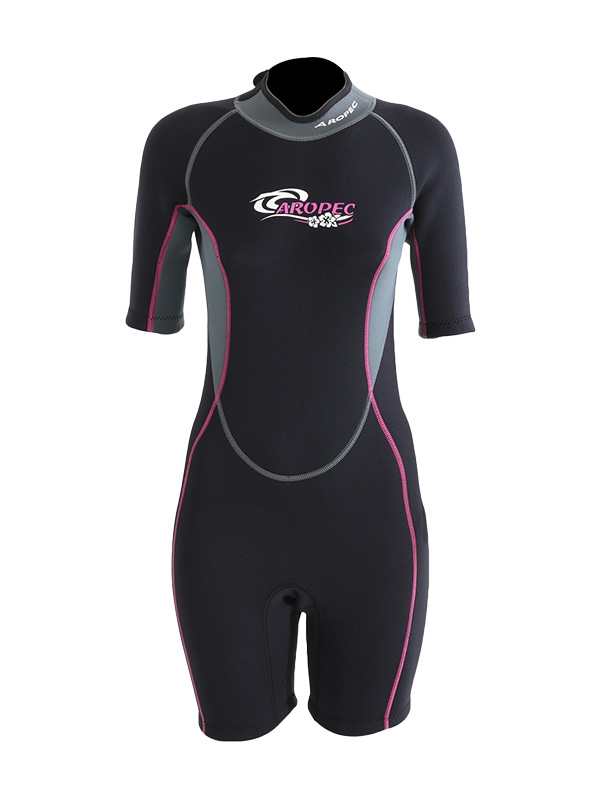 Aropec 3mm Streamline Neoprene Womens Surf Shorty Wetsuit M