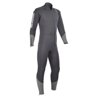 Aropec Front-Zip Neoprene Mens Full Wetsuit 3mm Black/Grey Thumbnail Aropec Front-Zip Neoprene Mens Full Wetsuit 3mm Black/Grey