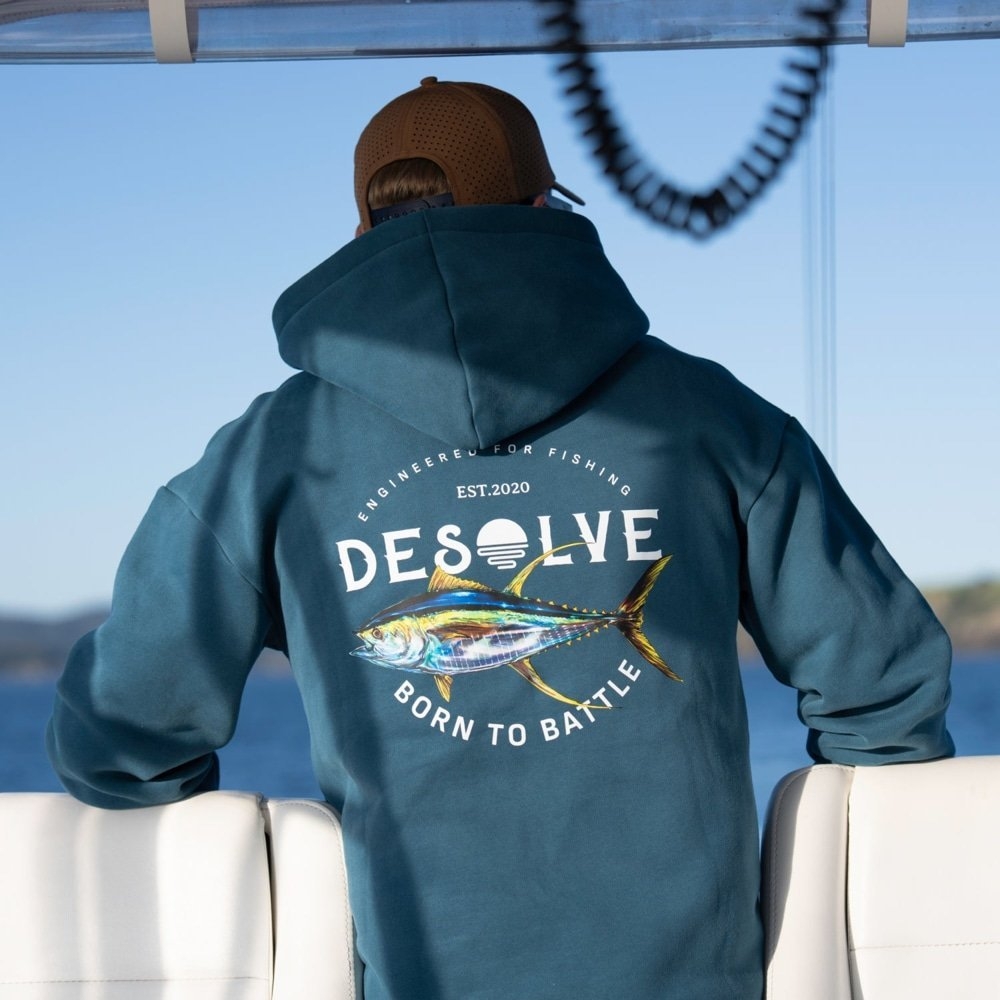 Desolve Born To Battle Mens Hoodie