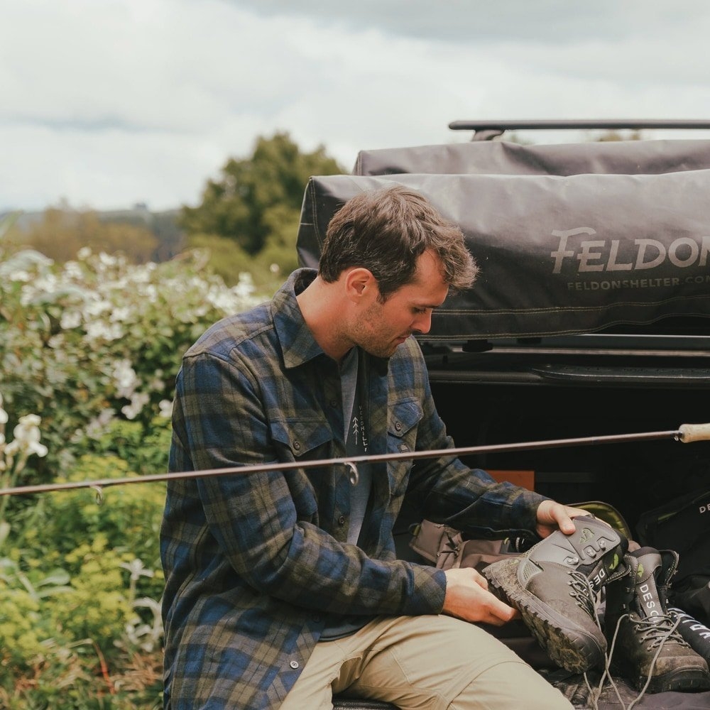 Desolve Plaidfish Mens Shirt