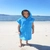 Aqualine Hooded Poncho Child Black