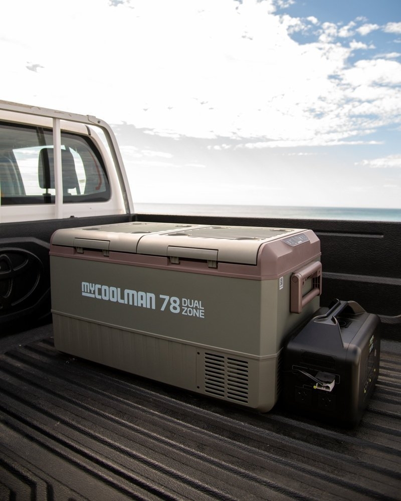myCOOLMAN Recreational Series Dual Zone Portable Fridge/Freezer 78L