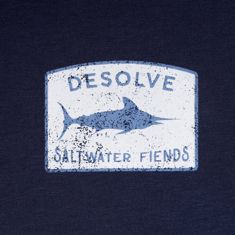 Desolve DSC Lightweight UPF50 Mens Hoodie Navy Small