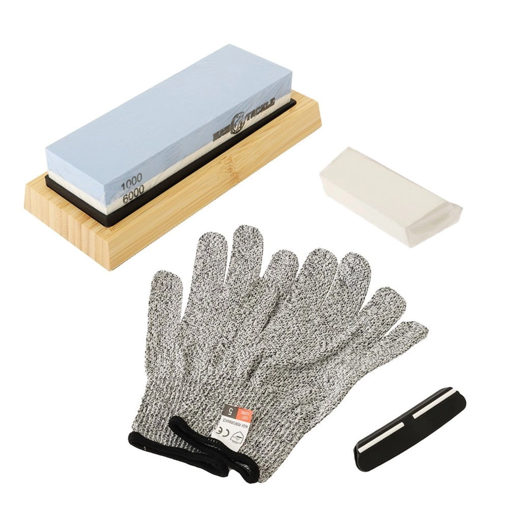 ManTackle Professional Diamond Knife Sharpening Stone Set 1000/6000 ManTackle Professional Diamond Knife Sharpening Stone Set 1000/6000