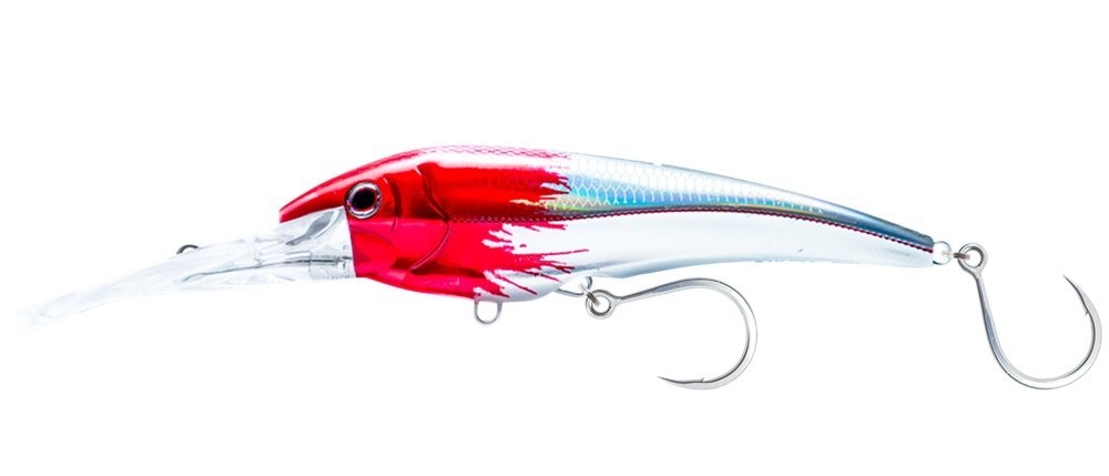 Nomad Design DTX Minnow Sinking Bibbed Lure 125mm 40g Fireball Red Head