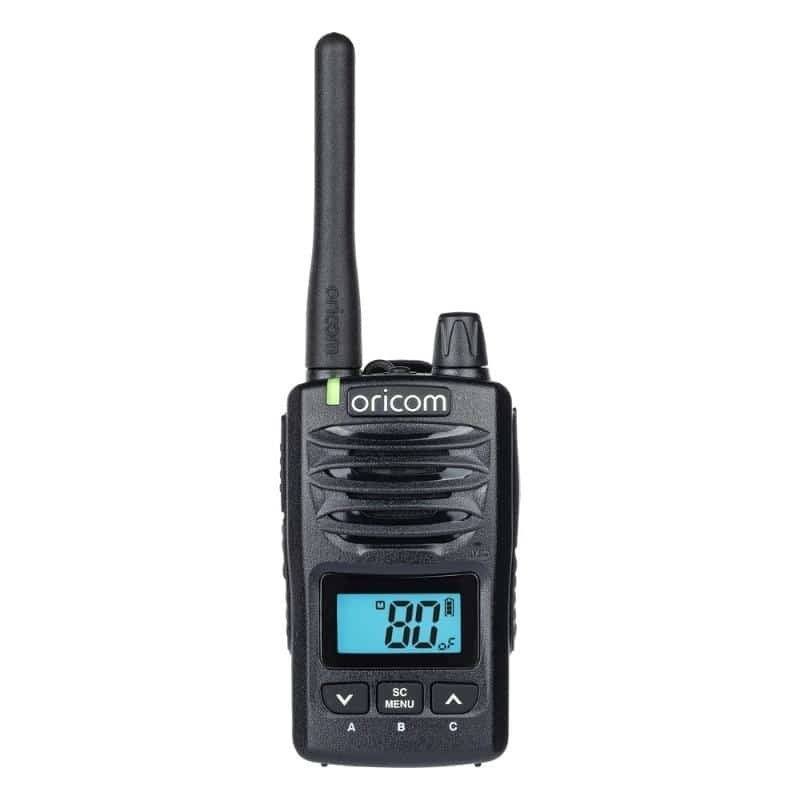 Oricom DTX600 Waterproof Handheld UHF CB Radio 5W Black