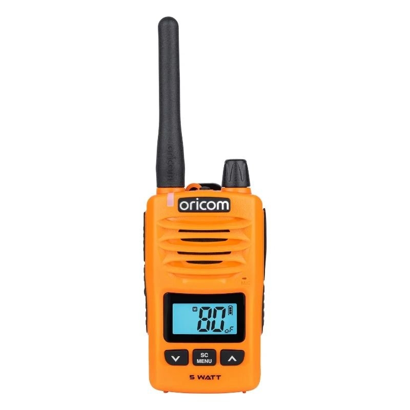 Oricom DTX600 Waterproof Handheld UHF CB Radio 5W Orange