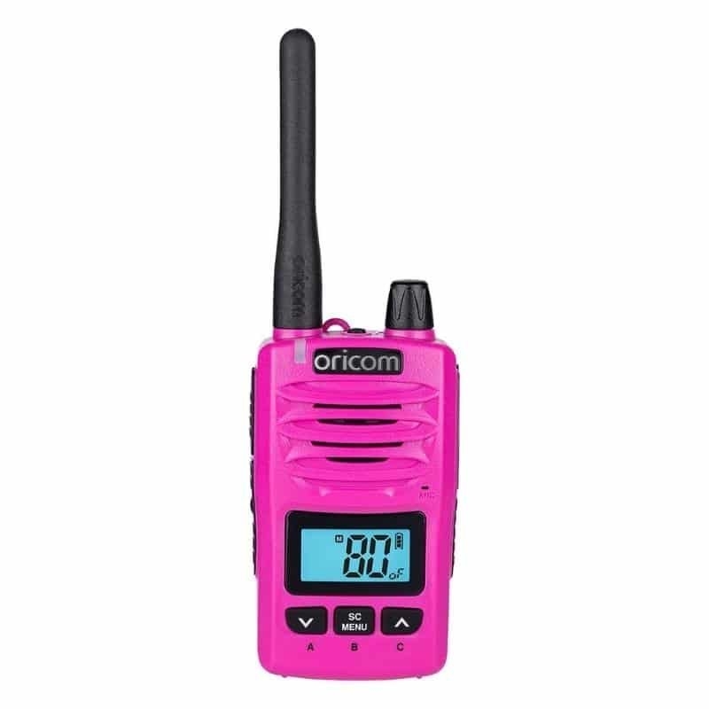 Oricom DTX600 Waterproof Handheld UHF CB Radio 5W Pink