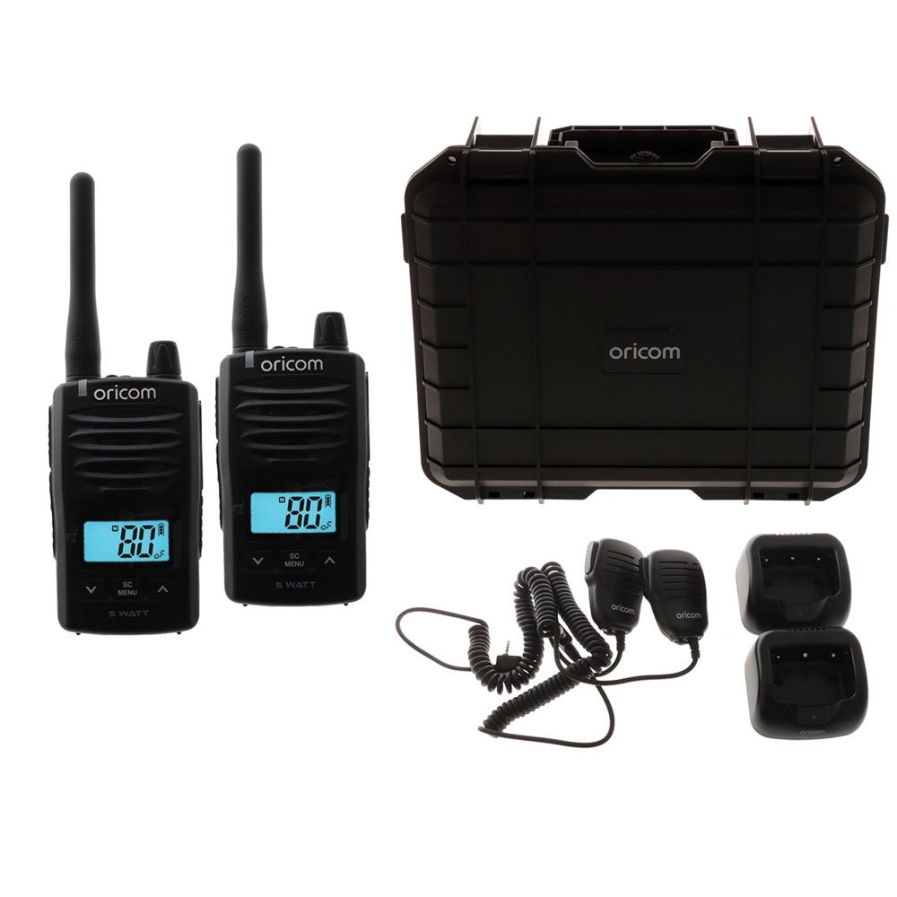 Oricom DTXTP600 Waterproof Handheld UHF CB Radio Trade Pack  5W