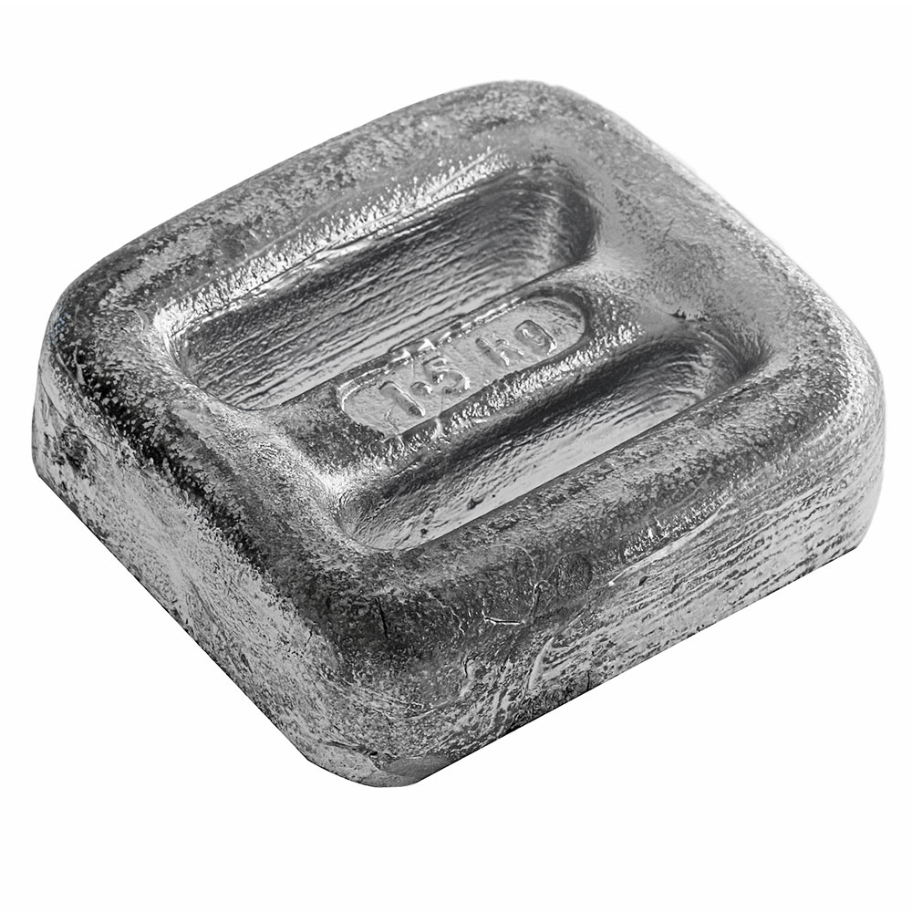 Slotted Dive Weight Square 1.5kg Slotted Dive Weight Square 1.5kg