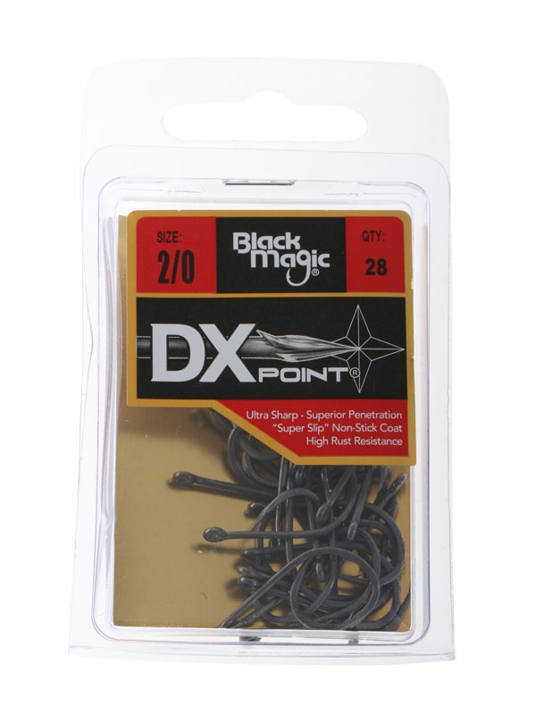 Black Magic DX PTFE Coated Octopus Hooks Economy Pack 2/0 Qty 28