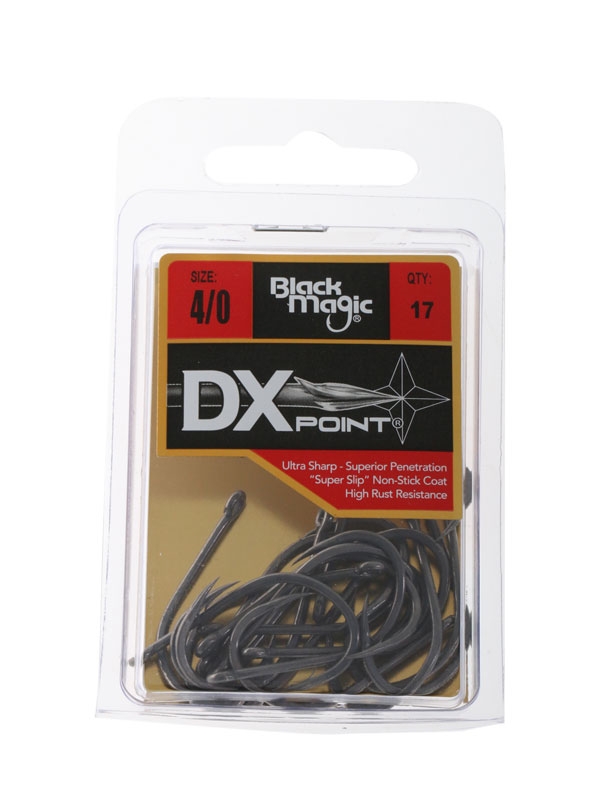 Black Magic DX PTFE Coated Octopus Hooks Economy Pack 4/0 Qty 15