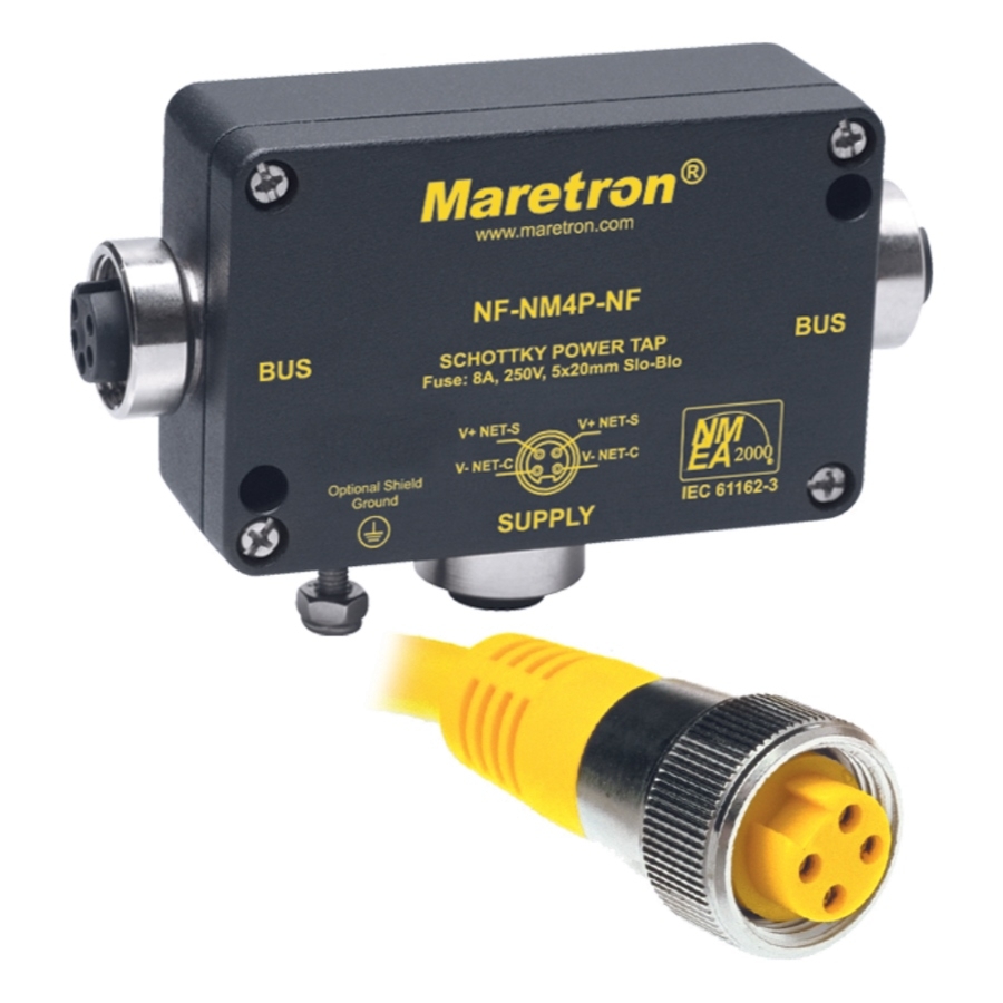 Maretron Mini Powertap Female-Female with Fuses
