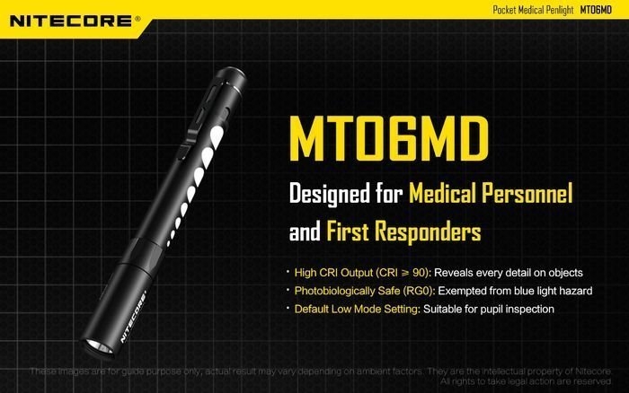 NITECORE Medical Flashlight 180 Lumen