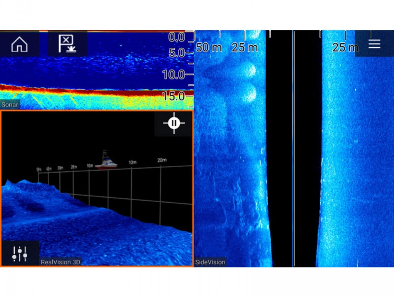 Raymarine Axiom 12 Pro-RVX HybridTouch GPS/Fishfinder Realvision 3D and 1kW CHIRP Sonar with NZ/AU Chart