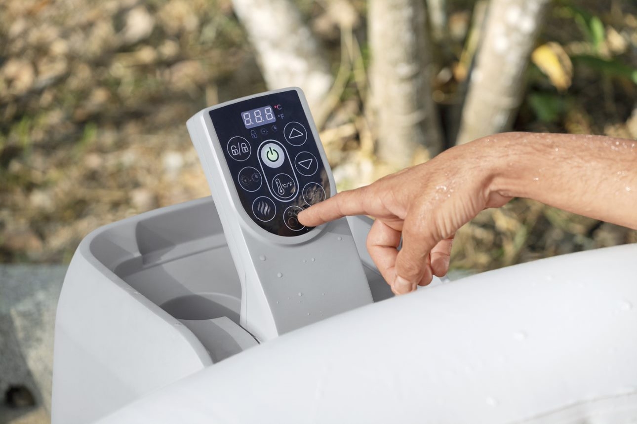 Lay-Z-Spa Hayman Airjet Portable Inflatable Spa Pool 1.7m 605L