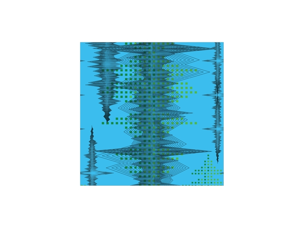 ENO DoubleNest 2 Person Hammock Soundwave Aqua Print