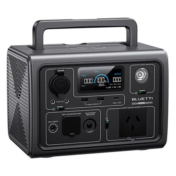 BLUETTI EB3A Portable Power Station 600W Inverter 268Wh LiFePO4