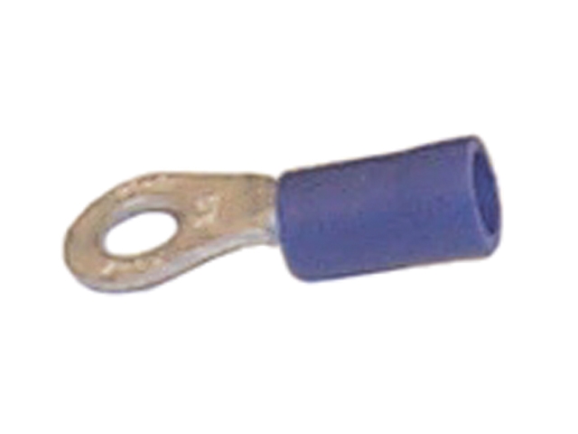 Sierra EC04120 Insulated Ring Terminals for 16-14 Gauge Wire 10 Pack Blue Size 8