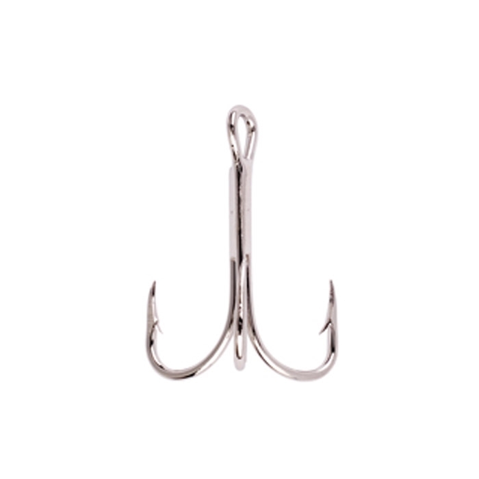 Eagle Claw 375F Nickel Treble Hook #4 Qty 50