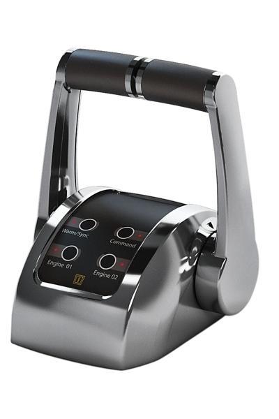 VETUS Stainless Steel Control Lever for 1 Engine with Trim Control 12/24V