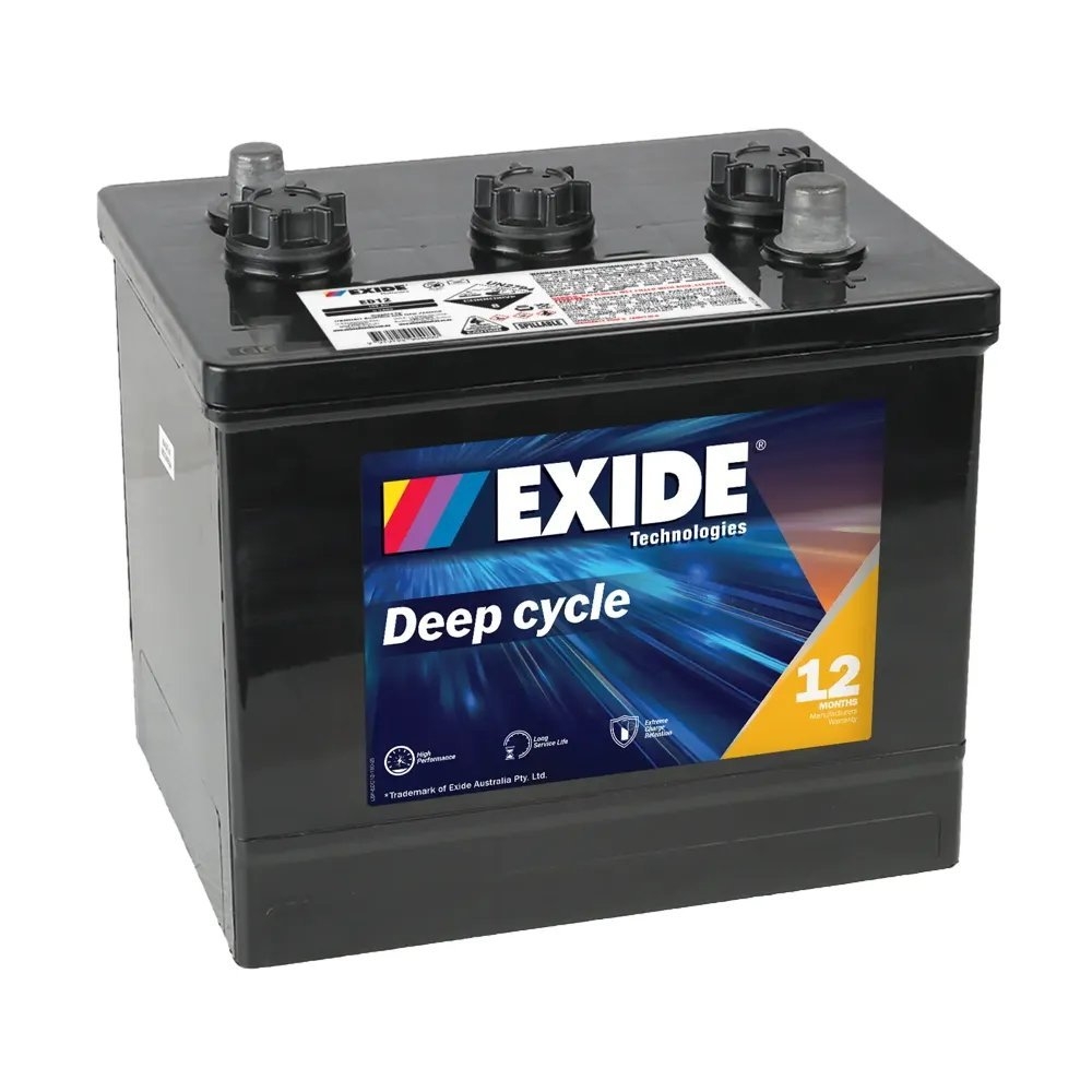 Exide ED12 Deep Cycle Battery 6V 105Ah 600CCA