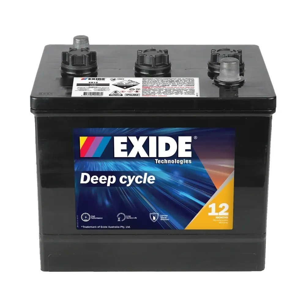 Exide ED12 Deep Cycle Battery 6V 105Ah 600CCA