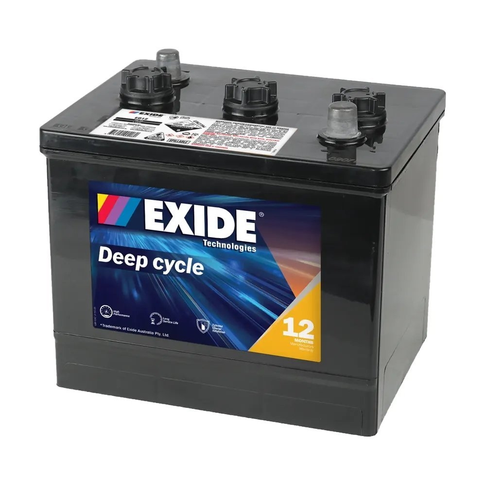 Exide ED12 Deep Cycle Battery 6V 105Ah 600CCA